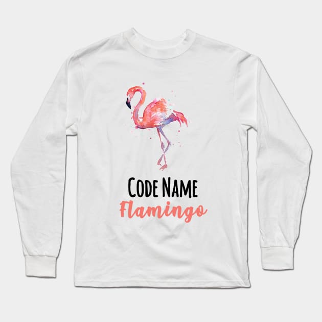 code name flamingo Long Sleeve T-Shirt by aluap1006